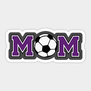 Soccer Mom Purple Sticker